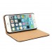 iPhone 6 6s 4.7 - Genuine Soft Sheep Leather Card Slots Stand Flip Protective Phone Cover Case - Yellow